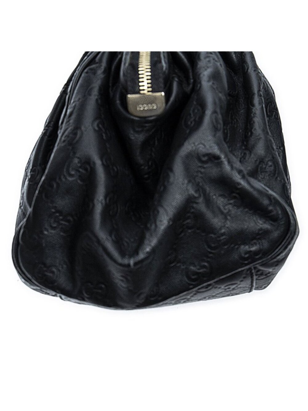Gucci Ski Boston Black Guccissima Messenger Bag - Picture 7 of 10